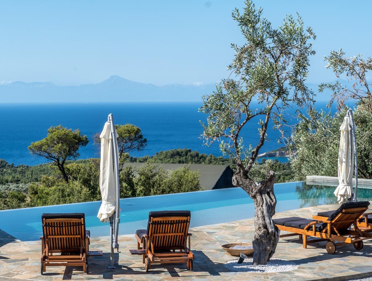 The Infinity 180 Luxury Suites Milia Exterior foto