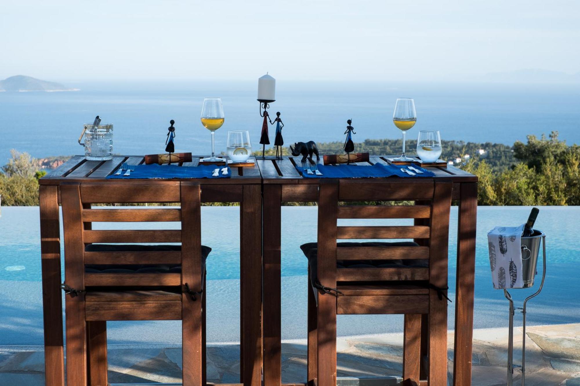 The Infinity 180 Luxury Suites Milia Exterior foto